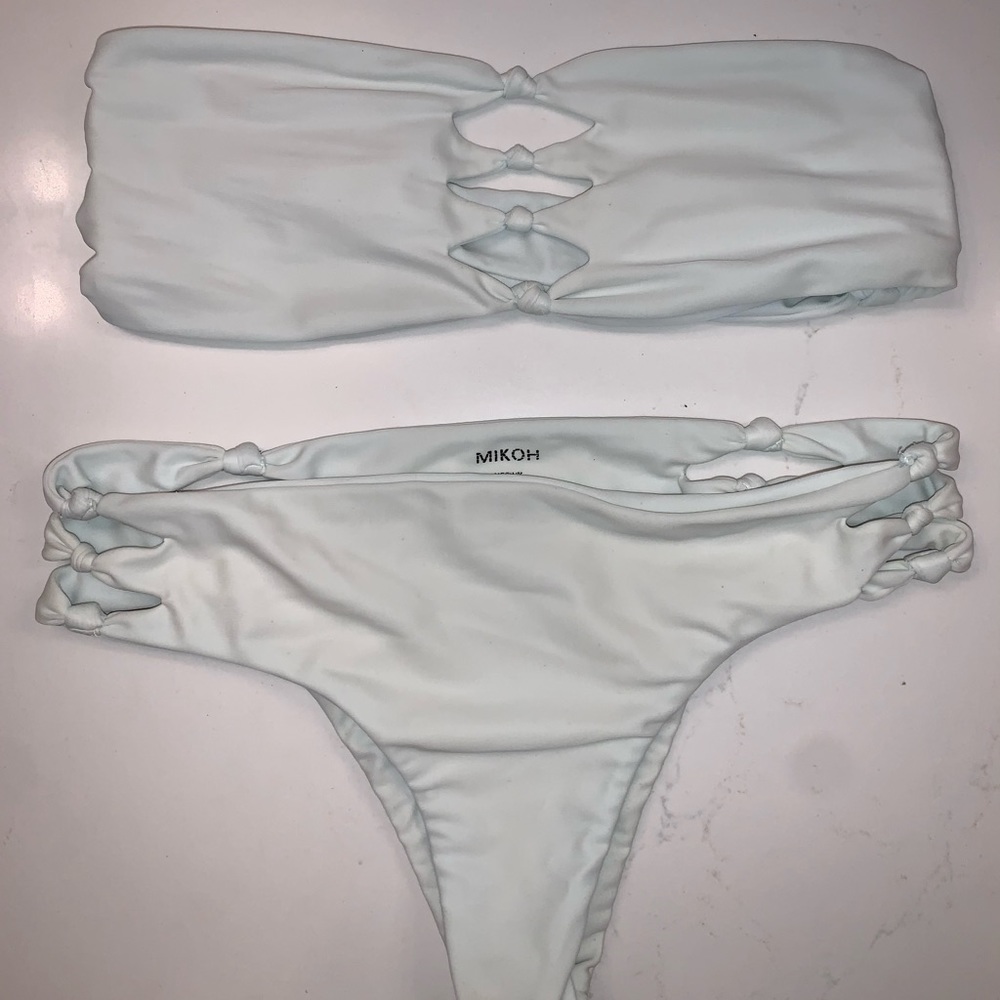 mikoh strapless bikini